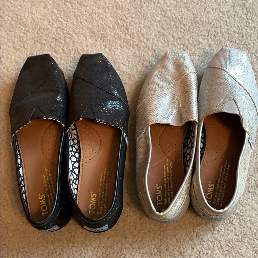 Sparkly Authenic Toms